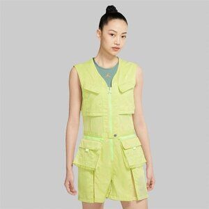 NWT Nike Jordan Heatwave Flightsuit Playsuit Short Lime sz S $150